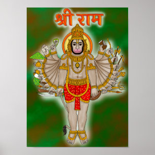 Hanuman-Plakat Poster