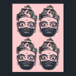 Hanuman Pop Art Poster<br><div class="desc">Hanuman Poster Design by sanskritletters © 2013</div>