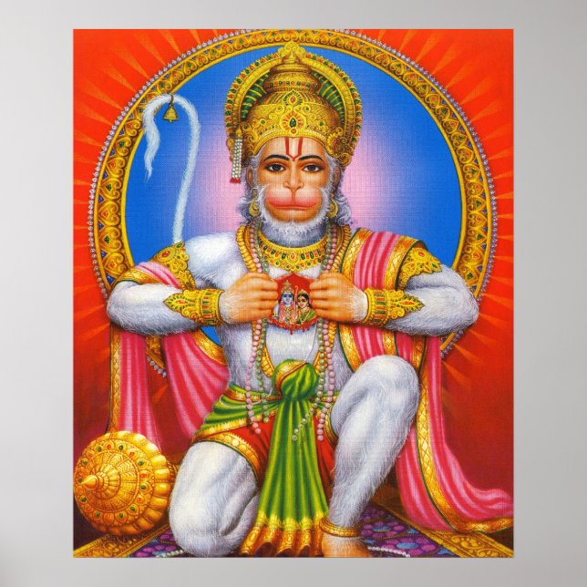 Hanuman Poster (Vorne)