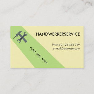 hanwerkerservice visitenkarte