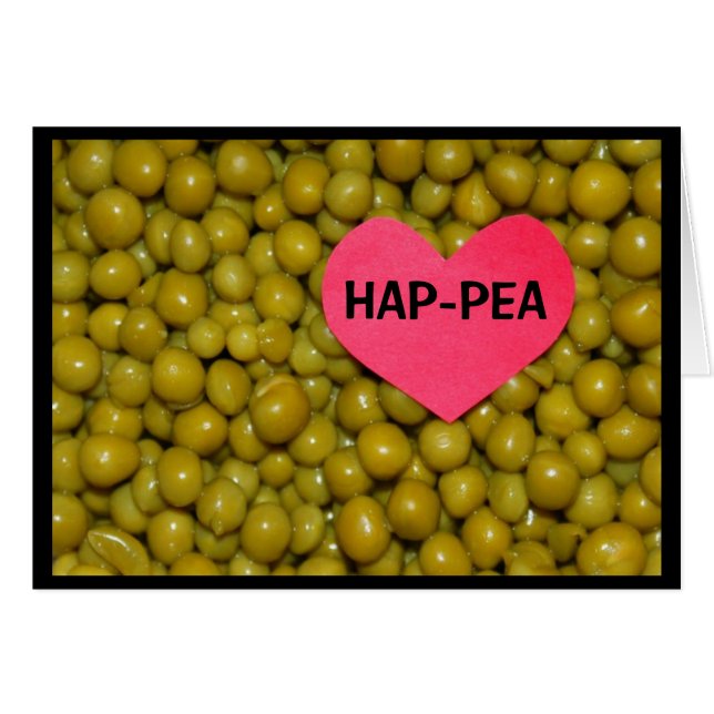 HAP-PEA GEBURTSTAG! (Vorderseite (Horizontal))
