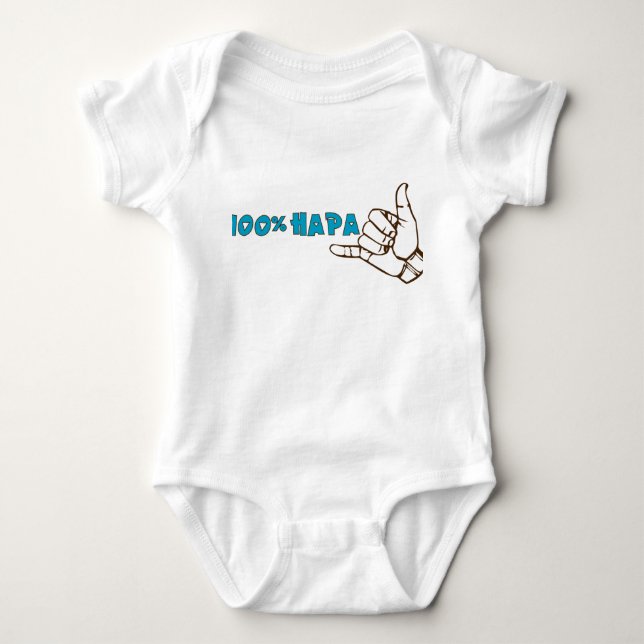 Hapa Baby-Kleidung 100% Baby Strampler (Vorderseite)