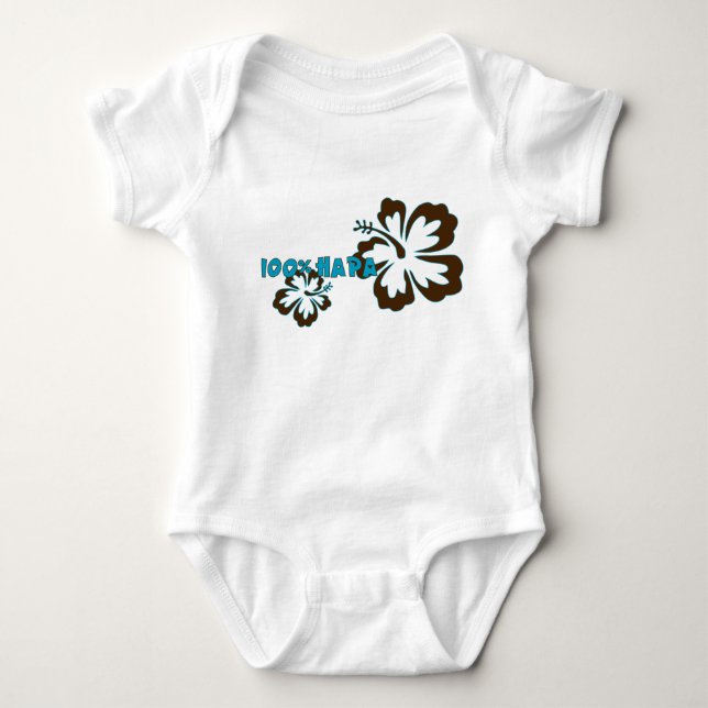 Hapa Bodysuit 100% Baby Strampler (Vorderseite)