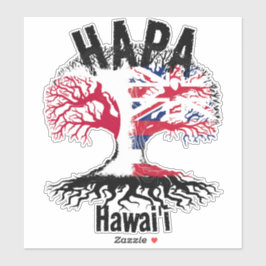 HAPA JAPAN HAWAII ROOTS AUFKLEBER