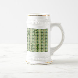Hapa Kariert Green, Bierglas