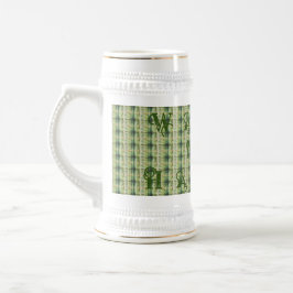 Hapa Kariert Green, Bierglas