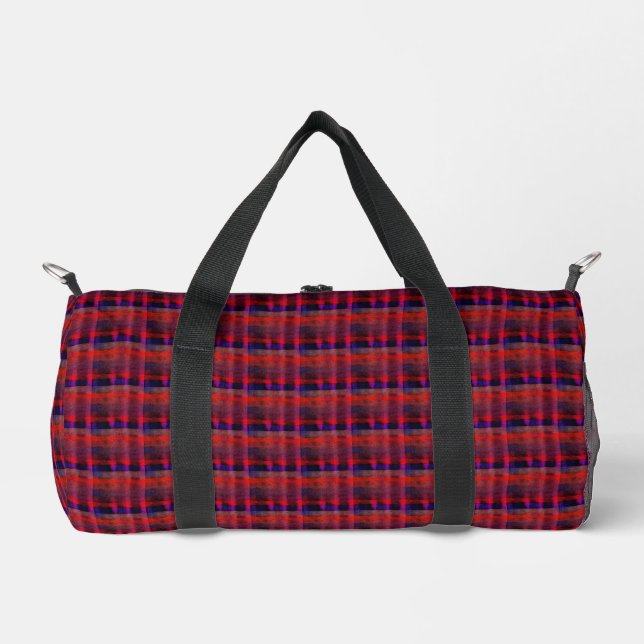 Hapa Kariert Orange 1974, Duffle Bag (Vorderseite)