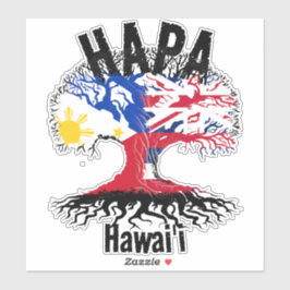HAPA PHILIPPINES HAWAII ROOTS STICKER