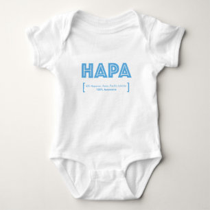 HAPA Pride Half Asiatisch-Pazifischer Islander Baby Strampler