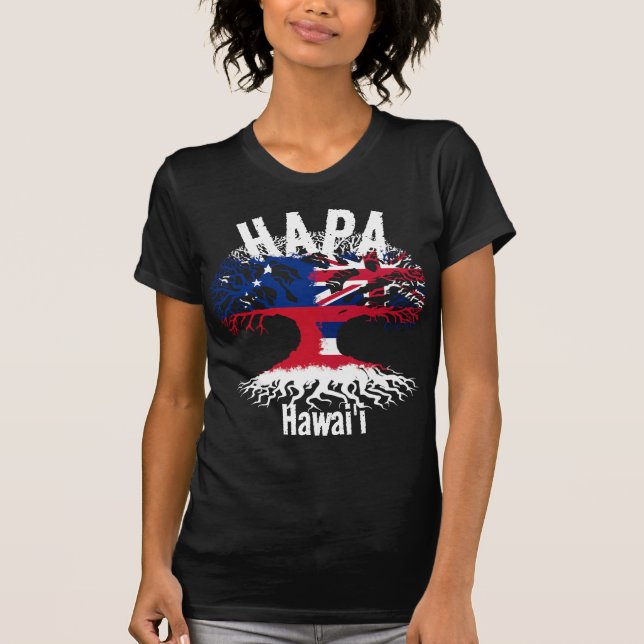 HAPA SAMOA HAWAII ROOTS T-Shirt (Vorderseite)
