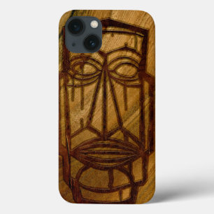 Hapalua Tiki Hawaiian Faux Koa Holz Case-Mate iPhone Hülle