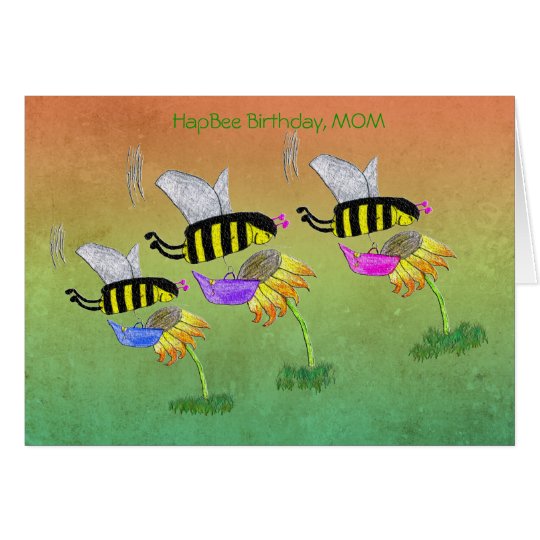 HapBee Geburtstag, MAMMA Karte