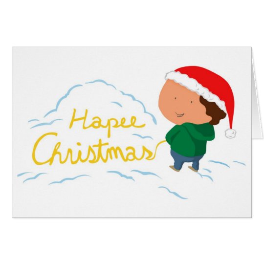 Hapee Weihnachten Karte