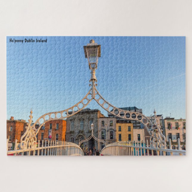 Ha'penny Bridge Dublin Irland Jigsaw Puzzle (Horizontal)
