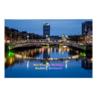 Ha'Penny Bridge, Dublin, Irland