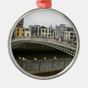 Hapenny Bridge Dublin Ornament Aus Metall