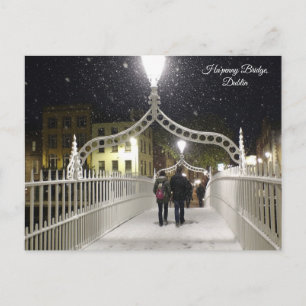 Ha'penny Bridge Dublin Postkarte