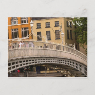 Ha'penny Bridge Postkarte