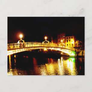 Ha'Penny Bridge Postkarte