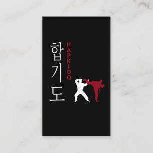 Hapkido Korean Martial Arts Visitenkarte