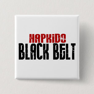 Hapkido schwarzer Gürtel Button