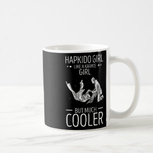 Hapkido wirft wie ein Karate Girl koreanischer Mar Kaffeetasse