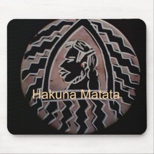 Hapo Sasa Hakuna Matata Mouse Pad Mousepad