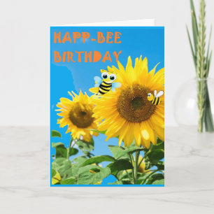 Happ-Bee Geburtstag Karte