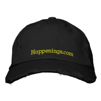 Happenings.com Bestickte Baseballkappe