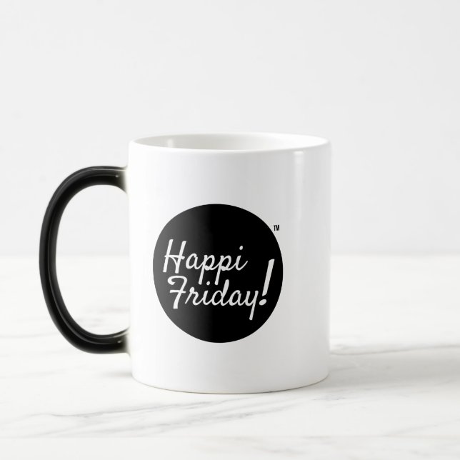 Happi Freitag! Überraschungs-Tasse Verwandlungstasse (Links)