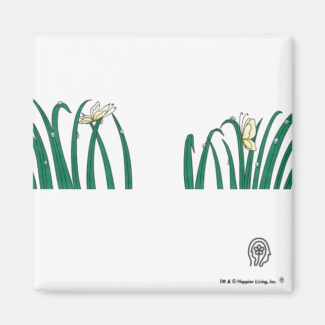 Happier Living Logo Magnet (Vorne)