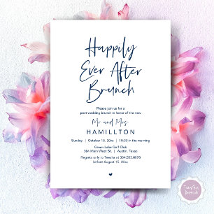 Happily Ever After Brunch, Hochzeitsfeier für Brau Einladung