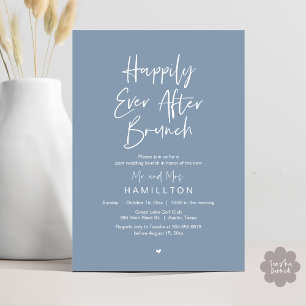 Happily Ever After Brunch, Hochzeitsfeier nach der Einladung