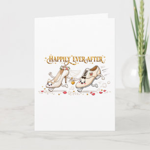 Happily Ever After Hochzeitsschuhe Karte