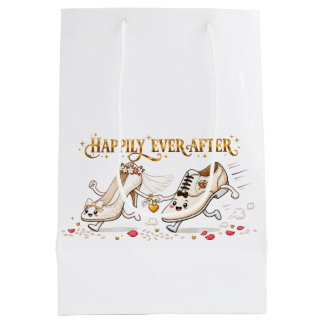 Happily Ever After Hochzeitsschuhe Mittlere Geschenktüte