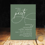 Happily Ever After Modern Elegant Wedding Dinner Einladung<br><div class="desc">Celebrate your love story with this elegant minimalist wedding invitation, designed with a refined sans font paired with delicate romantic elegant handwritten script. Perfect for couples who love modern romance, soft neutrals, and timeless typography, "happily ever after party". Perfect for couples extending their joyous occasion, this invitation exudes sophistication with...</div>