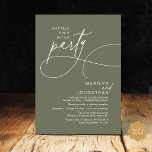 Happily Ever After Modern Elegant Wedding Dinner Einladung<br><div class="desc">Celebrate your love story with this elegant minimalist wedding invitation, designed with a refined sans font paired with delicate romantic elegant handwritten script. Perfect for couples who love modern romance, soft neutrals, and timeless typography, "happily ever after party". Perfect for couples extending their joyous occasion, this invitation exudes sophistication with...</div>