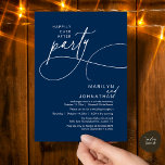 Happily Ever After Modern Elegant Wedding Dinner Einladung<br><div class="desc">Celebrate your love story with this elegant minimalist wedding invitation, designed with a refined sans font paired with delicate romantic elegant handwritten script. Perfect for couples who love modern romance, soft neutrals, and timeless typography, "happily ever after party". Perfect for couples extending their joyous occasion, this invitation exudes sophistication with...</div>
