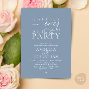 Happily Ever After Party Hochzeitsflitterwochen-Di Einladung