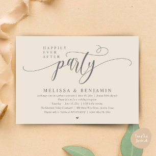 Happily Ever After Party, Rezeption Moderne Minima Einladung