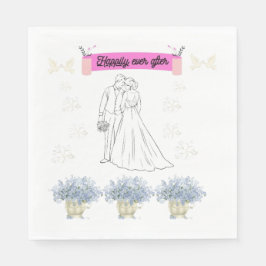 Happily ever after serviette
