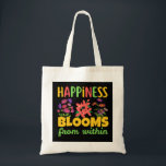 Happiness Blooms From Within Happiness Spring Tragetasche<br><div class="desc">Happiness Blooms From Within Happiness Spring</div>