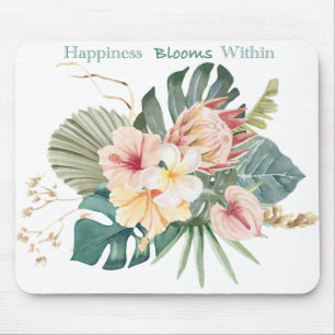 Happiness Blooms Within Mouse Pad Mousepad