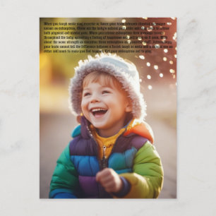 Happiness Endorphins Postkarte