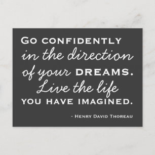 Happiness Inspiration - Motivational Postcard Postkarte