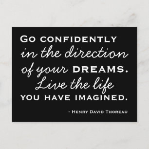 Happiness Inspiration - Motivational Postcard Postkarte