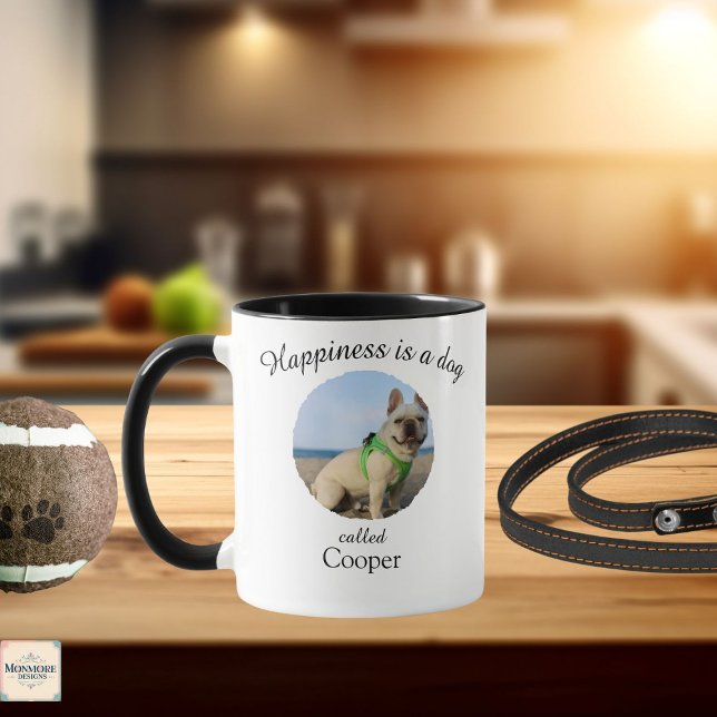 Happiness Is a Dog Personalised Mug Tasse (Von Creator hochgeladen)
