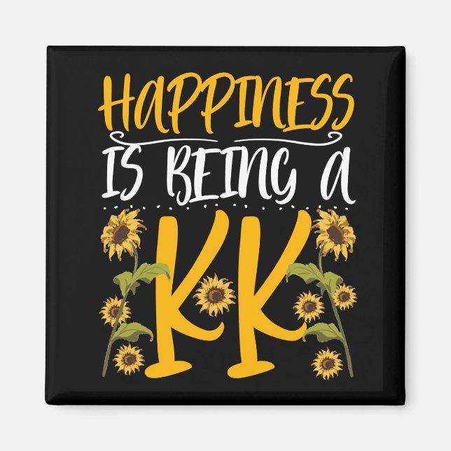 Happiness Is Being A KK Grandma Magnet (Vorne)