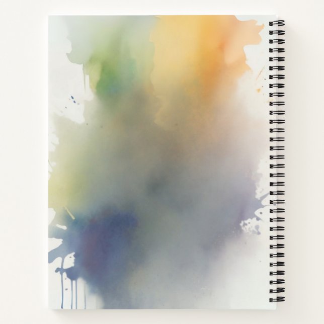 HAPPINESS SpiralNotebook Notizbuch (Rückseite)