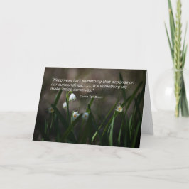 Happiness Within Note Card Karte